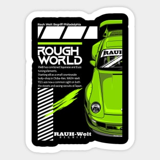 Rauh Welt RWB Green Sticker